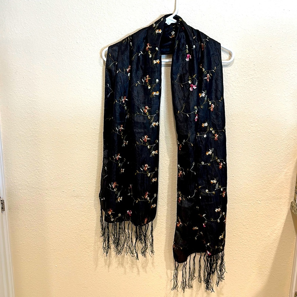Unique Black Wrap—-62 inches by 25 inches